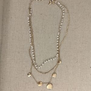 Layered medallion necklace